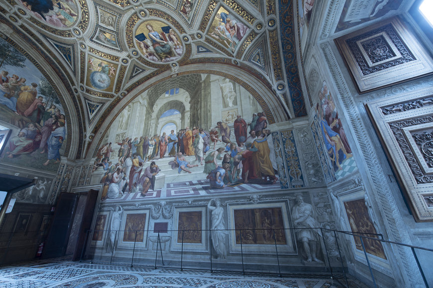 Innovative Lösung von Carrier verbessert das Raumklima und unterstützt die Erhaltung der Kunstwerke in den Stanzen des Raffael der Vatikanischen Museen